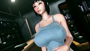 Busty japanese got slave training oral, bukkake & creampie