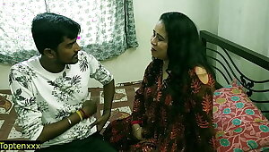 Indian horny MILF bhabhi fucking with innocent village boy! clear hindi audio hot webserise fuckfest